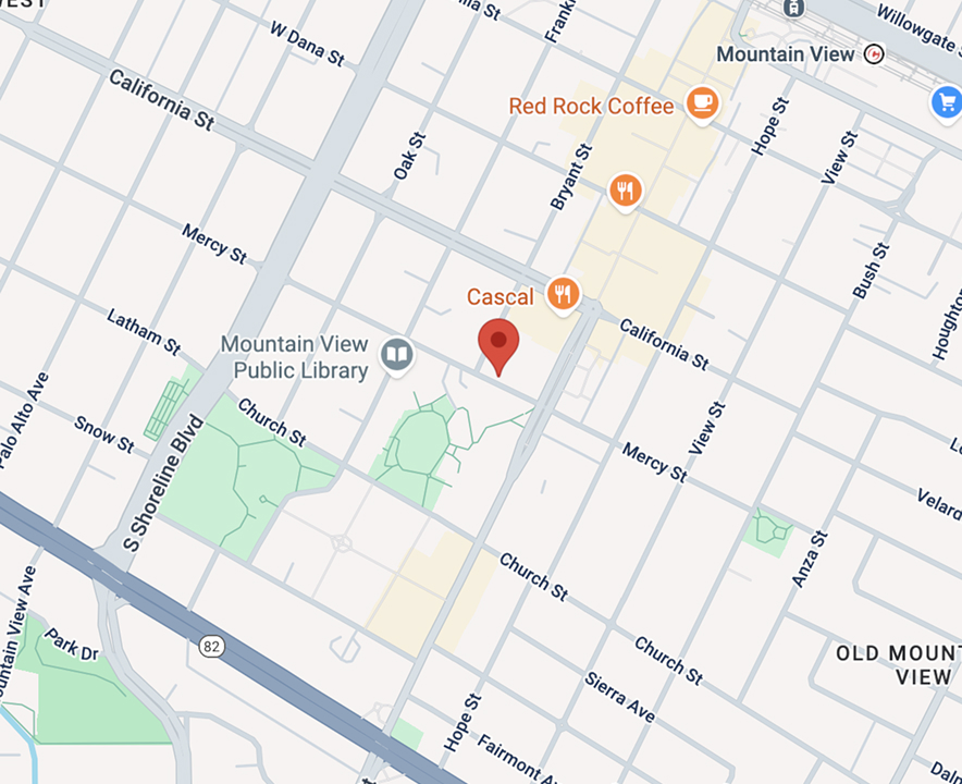 West Coast Office Map