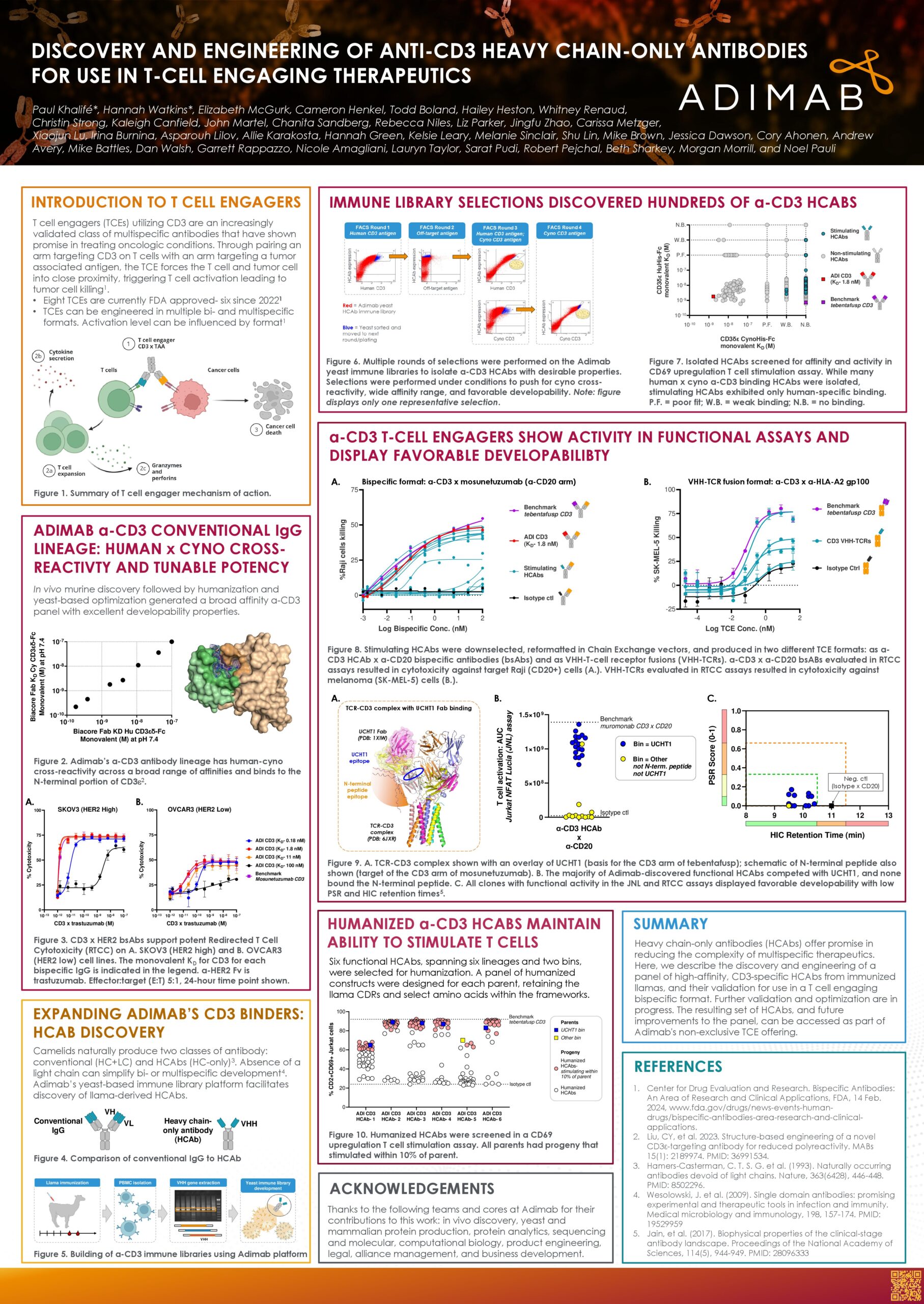 Discovery and Engineering of Anti-CD3 Heavy Chain-Only Antibodies for Use in T Cell Engaging Therapeutics