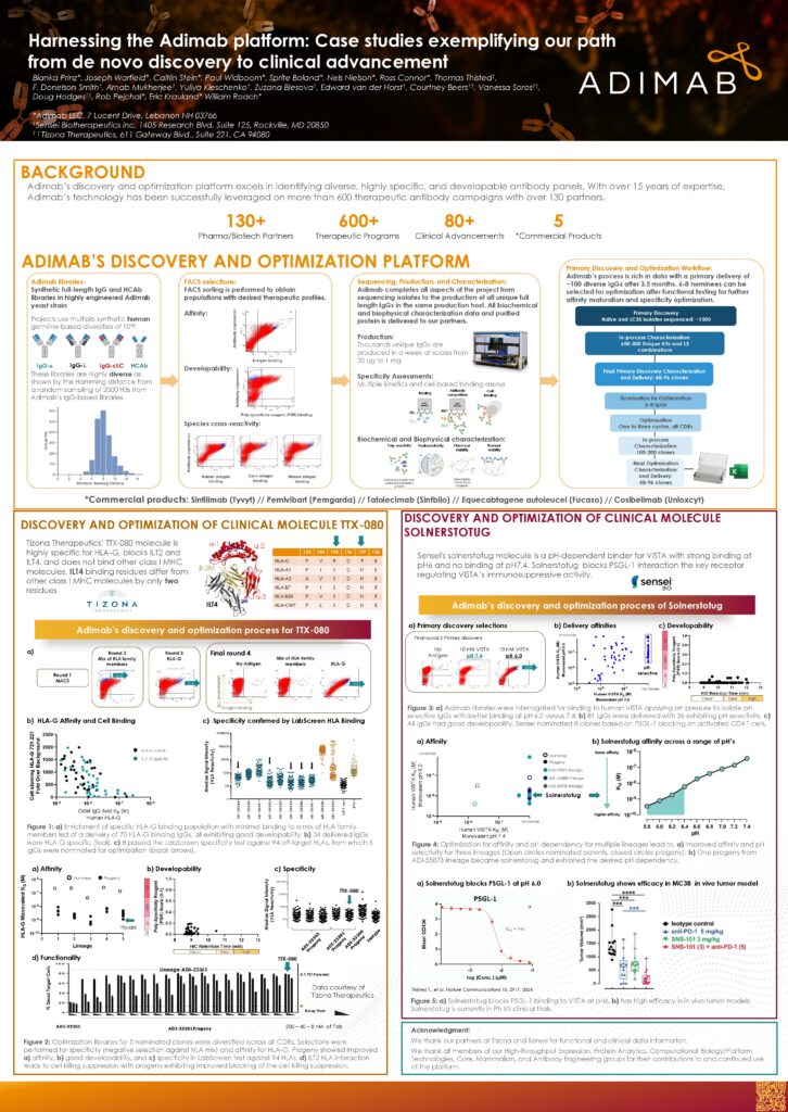 Harnessing the Adimab Platform: Case Studies Exemplifying Our Path from De Novo Discovery to Clinical Advancement